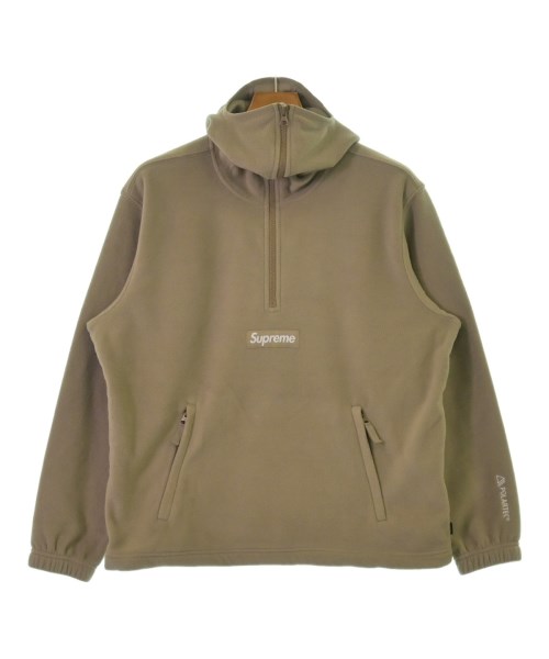 A3【人気モデル】シュプリーム♤パーカー Sロゴ 即完売品 ブラウン M