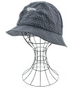 Supreme シュプリームハット メンズ S/M グレーx黒(ギンガムチェック)【中古】【古着】