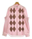AMBUSH アンブッシュカジュアルシャツ メンズ -(XXL位) ピンクx赤x緑等(アーガイル)【中古】【古着】