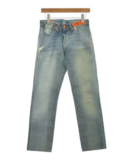 HERON PRESTON ヘロンプレストンデニムパンツ メンズ 28(S位) 青(デニム)【中古】【古着】 HERON PRESTON ヘロンプレストンデニムパンツ メンズ 28(S位) 青(デニム)【中古】【古着】