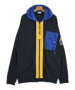 MONCLER GENIUS モンクレールジーニアスパーカー メンズ XXL 黒x青x黄【中古】【古着】
