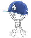 NEW ERA ニューエラキャップ メンズ 58.7 青【中古】【古着】