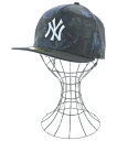 NEW ERA ニューエラキャップ メンズ - 紺x緑x黒等(総柄)【中古】【古着】