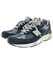 New Balance ニューバランススニーカー メンズ US9 1/2(28cm位) 紺xグレー【中古】【古着】
