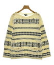 CHANEL シャネルニット・セーター レディース 36(XS位) アイボリーx紺(総柄)【中古】【古着】