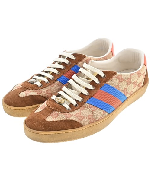 GUCCI グッチ スニーカー 水色x紺x赤(総柄) 4103623O0214 楽天市場】ブルー(ブランドグッチ)(メンズ靴|靴)の通販