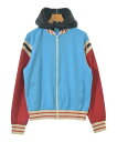 GUCCI グッチブルゾン メンズ -(M位) 水色x赤【中古】【古着】
