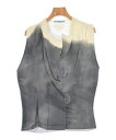 PRADA プラダブラウス レディース 36(XS位) グレー系xクリーム【中古】【古着】