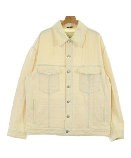 FENDI フェンディデニムジャケット メンズ 52(XXL位) アイボリー(デニム)【中古】【古着】 FENDI フェンディデニムジャケット メンズ 52(XXL位) アイボリー(デニム)【中古】【古着】