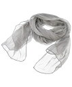 GIORGIO ARMANI ジョルジオアルマーニストール メンズ - グレーx白(ストライプ)【中古】【古着】