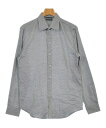 EMPORIO ARMANI エンポリオアルマーニカジュアルシャツ メンズ M グレーx白(総柄)【中古】【古着】