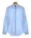 EMPORIO ARMANI エンポリオアルマーニカジュアルシャツ メンズ 40(L位) 青x黒xライトグレー(チェック)【中古】【古着】
