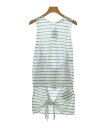 Cruciani クルチアーニノースリーブ レディース 42(M位) 白x黒(ボーダー)【中古】【古着】