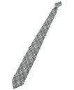 TIE YOUR TIE タイユアタイネクタイ メンズ - グレーx青x白(チェック)【中古】【古着】