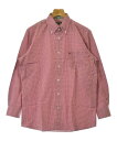 BURBERRY バーバリーカジュアルシャツ メンズ LL 赤x白(チェック)【中古】【古着】