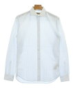 BURBERRY バーバリーカジュアルシャツ メンズ 37(XS位) 白x青(ストライプ)【中古】【古着】