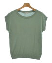 JOHN SMEDLEY ジョンスメドレーベスト/ノースリーブ レディース M カーキ系【中古】【古着】
