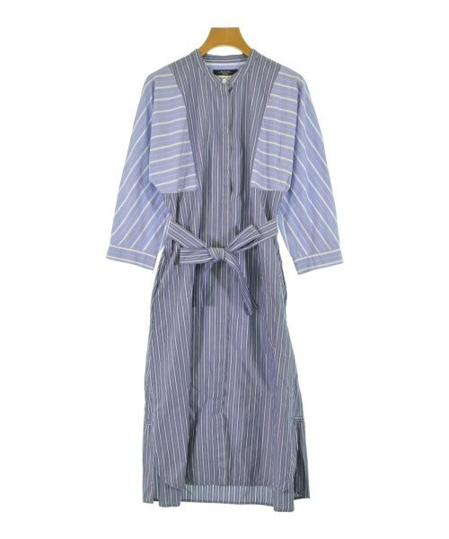 MAX MARA WEEK END LINE マックスマーラ ウィークエンドラインシャツワンピース レディース 40(M位) 紺系x白(総柄)【中古】【古着】