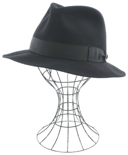 Borsalino ボルサリーノハット メンズ 63 黒【中古】【古着】 Borsalino ボルサリーノハット メンズ 63 黒【中古】【古着】