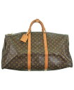 LOUIS VUITTON ルイヴィトンボストンバッグ レディース 60 茶(総柄)【中古】【古着】