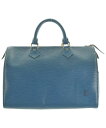 LOUIS VUITTON ルイヴィトンボストンバッグ レディース 30 青【中古】【古着】