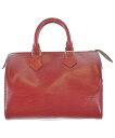 LOUIS VUITTON ルイヴィトンボストンバッグ レディース 25 赤【中古】【古着】
