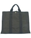 HERMES エルメストートバッグ レディース MM グレー系【中古】【古着】