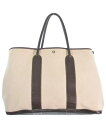 HERMES エルメストートバッグ レディース TGM ベージュxこげ茶【中古】【古着】