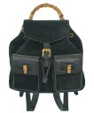 GUCCI グッチバックパック・リュック レディース - 黒【中古】【古着】