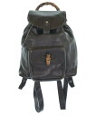 GUCCI グッチバックパック・リュック レディース - 茶【中古】【古着】