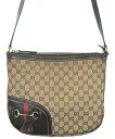 GUCCI グッチショルダーバッグ レディース - 茶系(総柄)【中古】【古着】