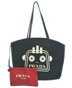 PRADA プラダトートバッグ レディース - 黒【中古】【古着】