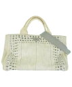 PRADA プラダトートバッグ レディース - 青系【中古】【古着】