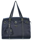 PRADA プラダボストンバッグ レディース - 紺【中古】【古着】