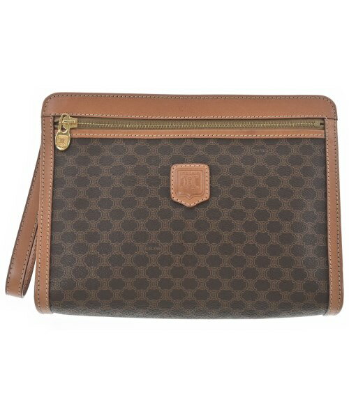 CELINE セリーヌクラッチバッグ レディース - 茶系(総柄)【中古】【古着】