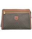 CELINE セリーヌクラッチバッグ レディース - 茶(総柄)【中古】【古着】