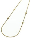 Christian Dior クリスチャンディオールネックレス レディース - ゴールド【中古】【古着】