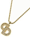 Christian Dior クリスチャンディオールネックレス レディース - ゴールド【中古】【古着】