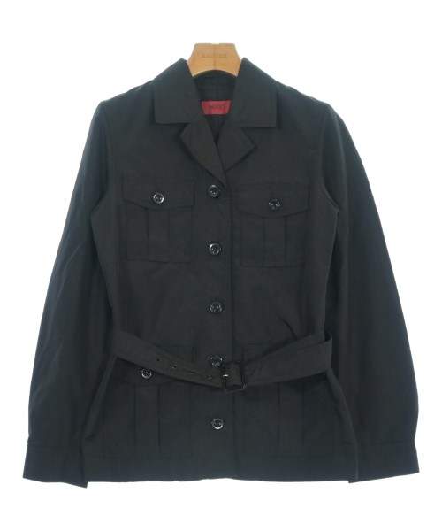 HUGO BOSS ヒューゴボスミリタリーブルゾン レディース XS 黒【中古】【古着】(4)