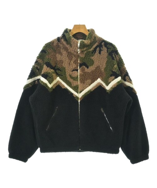 CELINE セリーヌブルゾン(その他) メンズ M 黒x茶x緑等【中古】【古着】