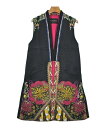 ETRO エトロベスト レディース 38(S位) 黒x黄x緑等【中古】【古着】