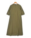 AQUASCUTUM アクアスキュータムワンピース レディース M カーキ【中古】【古着】