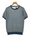 VAN DER STRAETE ヴァンデルストラーニット・セーター レディース S 紺x白(ボーダー)【中古】【古着】