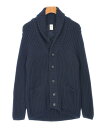 GRP ジーアールピーカーディガン メンズ 3(L位) 紺【中古】【古着】