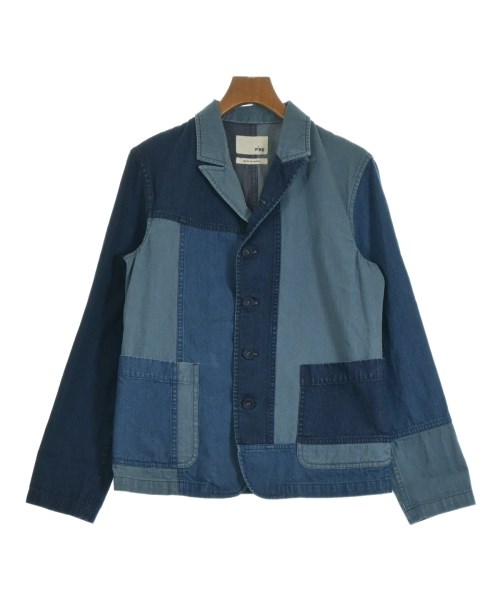 PINE フォレストパインデニムジャケット メンズ -(L位) 青(デニム)【中古】【古着】