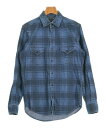 MINEDENIM マインデニムカジュアルシャツ メンズ 2(M位) 青x紺(チェック)【中古】【古着】