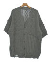 ADER error アーダーエラーカーディガン メンズ A2(M位) グレーx白(ミックス)【中古】【古着】