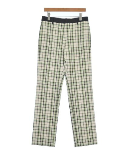 WALES BONNER ウェールズボナーパンツ(その他) メンズ 46(M位) 白x黒x緑(チェック)【中古】【古着】 WALES BONNER ウェールズボナーパンツ(その他) メンズ 46(M位) 白x黒x緑(チェック)【中古】【古着】