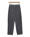 AMOMENTO アモーメントデニムパンツ レディース 0(XS位) 黒(デニム)【中古】【古着】