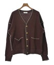 Urig ウーリッヒカーディガン メンズ 2(M位) 茶【中古】【古着】